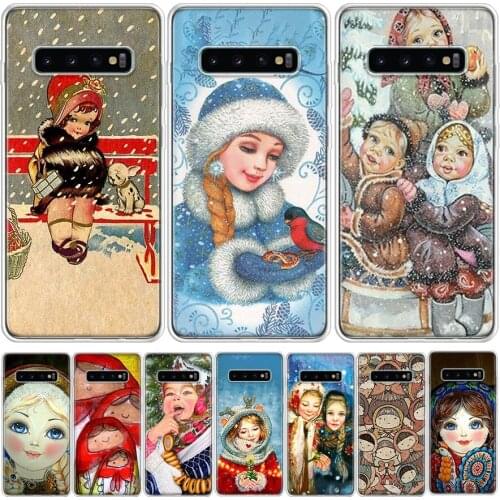 Russian matryoshka Dolls Custom Phone Case For Samsung GalaxyA90 A71 A70 A51 A50 A41 A40 A30 A21 A10 A9 A8 A7 A6Plus M30S A20E A