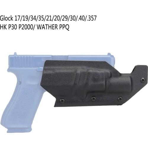 Tactical Kydex Concealed Gun holster for Glock 17/19/20/21/29/30.40.357 Wather PPQ X300 Flashlight Waistband Pistol Holster Case