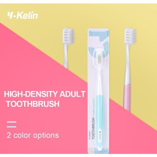 Y-Kelin New High Density Soft Bristle Toothbrush Gum Care Couple Teethbrush Household Fashion Adult Travel Toothbrushes