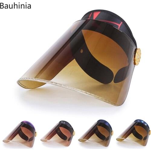 Women Summer Sun Protection Ultraviolet Polarized Sun Visor Hats Outdoor Travel Fishing Biking Cover Face Sun Hat Female Cap