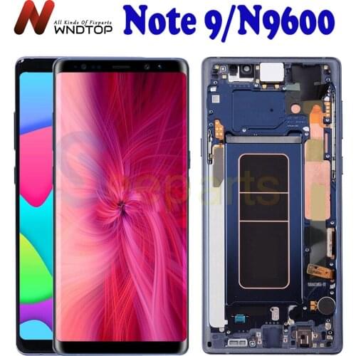 6.4" For Samsung NOTE 9 LCD Display Touch Screen display digitizer assembly For Samsung note9 LCD N9600F/U/D/DS LCD with frame