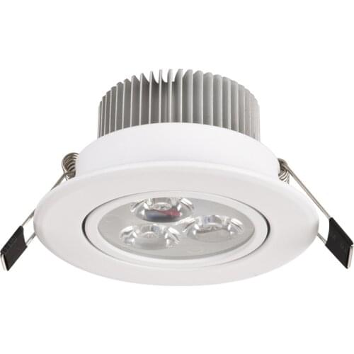 1pcs Spot led 1W 3W 4W 5W 7W Downlight Residential Dimmable Warm Nature Pure White Recessed LED Lamp Light Adjustable AC110V220V