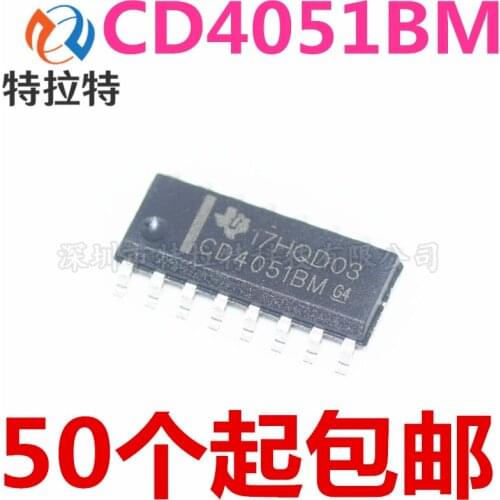 10pcs/lot CD4051BM SOP-16 CD4051 SOP HEF/HCF/CD4051 4051 SOP16 SMD new and original IC Chipset