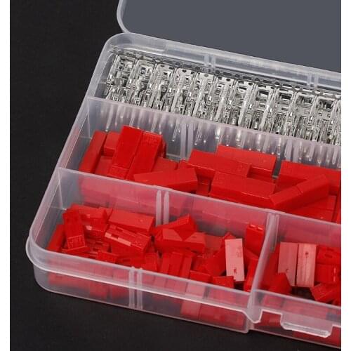 420PCS JST Connector Plug 2Pin Female, Male and Crimps RC Battery Connector