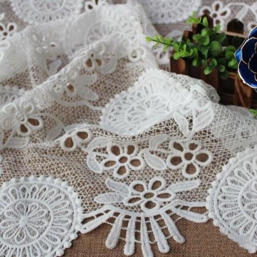 5yards/lot 2017 Latest African French Lace Fabric High Quality African Cord Guipure Lace Fabric For Sewing Wedding Party Dresses