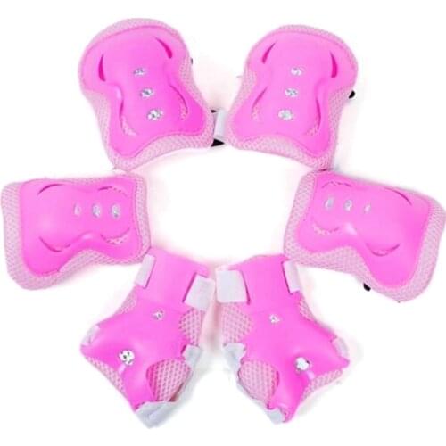 6 in 1 Skating Cycling Roller Skating Protection Set Kids Knee Elbow Wrist Protective Pads Sport Protective Gear