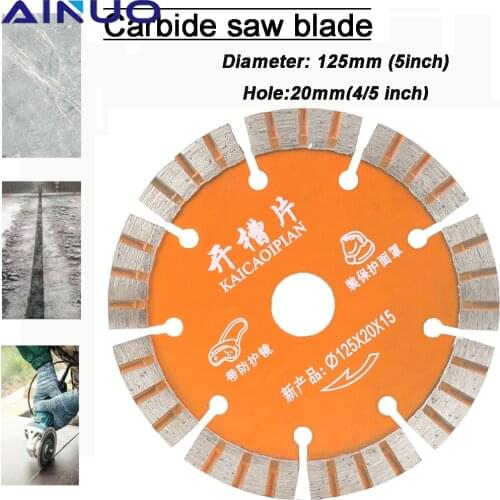 125MM 5" Diamond Saw Blades Wood Cutting Disc Granite Stone Porcelain Ceramic Tile Cutter Angle grinder
