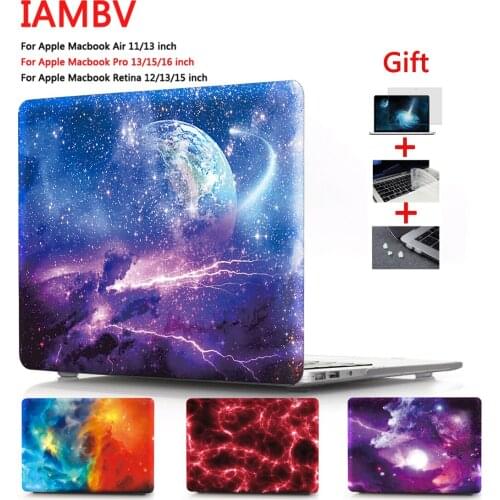 Color nebula case for Macbook Air Pro Retina M1 Chip 11 12 13 15 16 inch, Case for 2020 Air Pro 13 A2179 A2337 A2289 A2338+gift