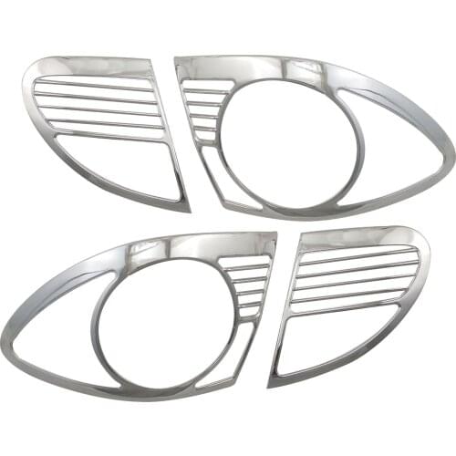 For Toyota Corolla Altis 2003 ABS Chrome Rear Tail Lamp Signal Light Guard Cover Car Styling Accessories