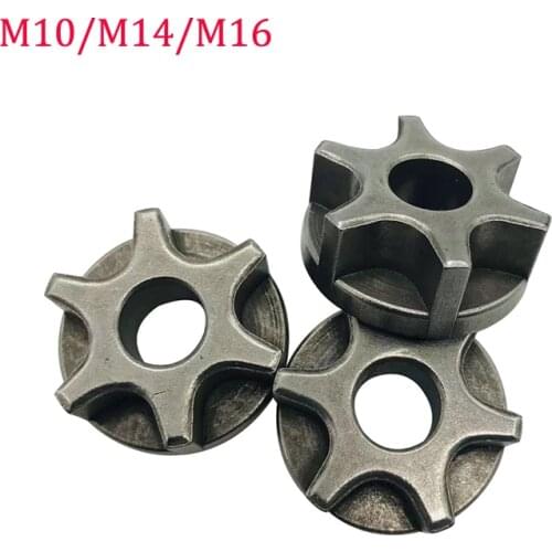 M10 M14 M16 Sprocket Chain Saw Gear for 100 115 125 150 180 Angle Grinder Replacement Gear Chainsaw Bracket Power Tool