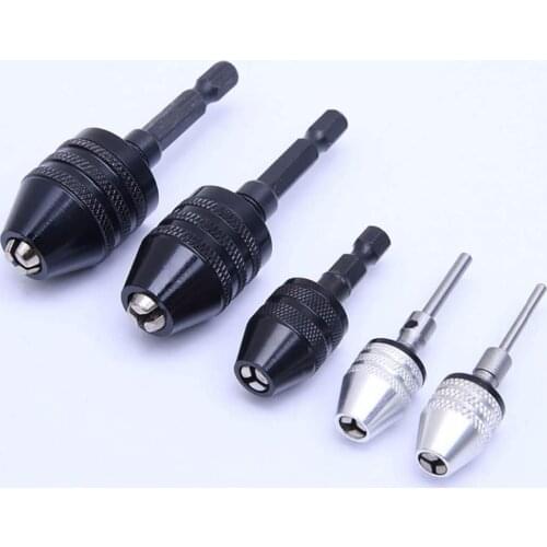 Mini 0.3-3.4mm Electric Grinder Drill Chuck +2.35mm/3mm Hex Shank Universal Drill Bit Converter Screwdriver Driver Adaptor
