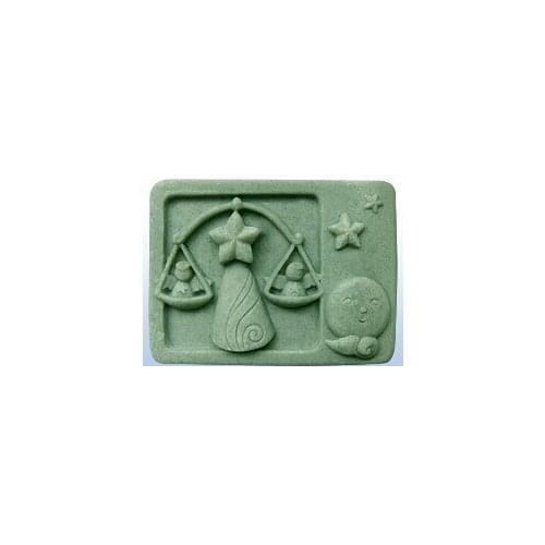 Handmade soap silica gel mould candle soap mould silicone mold for DIY Libra constellation