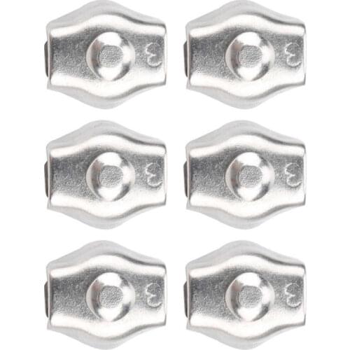 Thread repair kit threaded inserts Steel Wire Rope Chuck Lock 304 Stainless M3 Single Clip Clamp for Industrial