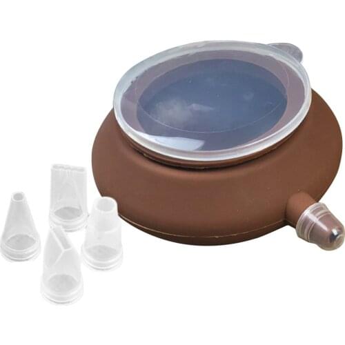 Nozzles Decorating Silicone Piping Icing Bag Pen Macaroon Nozzle Tips