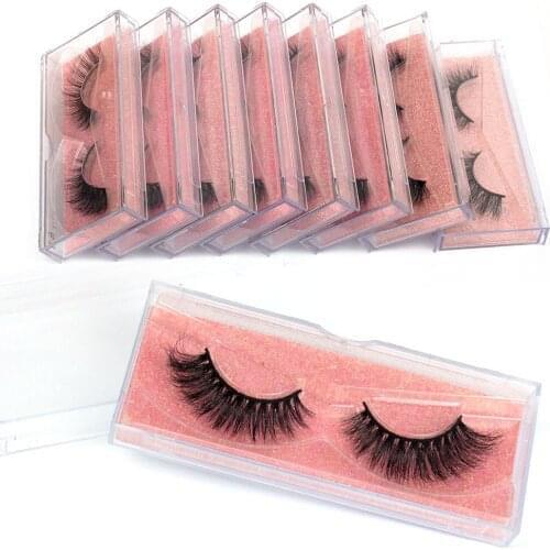 Mink Eyelashes Handmade 3D Mink Lashes Full Strip Lashes eyelashes extension Makeup Lashes 100% Cruelty free