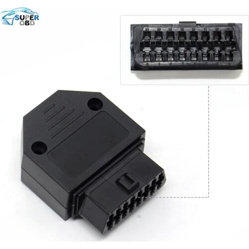Newest Car Diagnostic Tool J1962F OBD2 16 Pin Female Connector OBDII 16pin Connector Adaptor with Screws diagnostic-too
