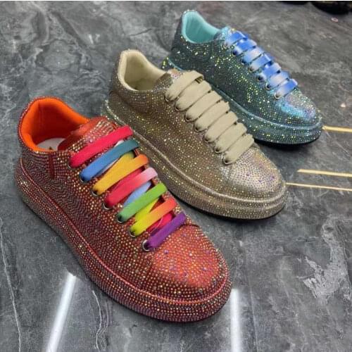 2021 Spring new Korean versatile fashion leisure hot stamping color makun fashion mens casual shoes