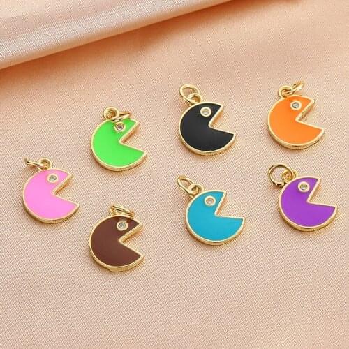 2021 Korean Version Of The New Geometric Necklace For Woman Candy Color Trend Fashion Pendant Sweet And Cool Ins Gift Banquet