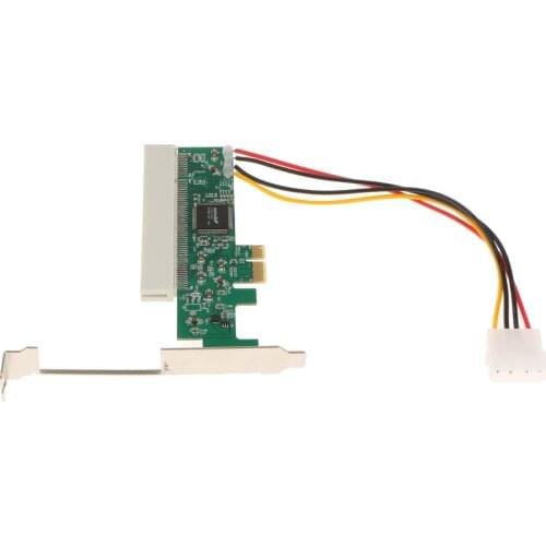 PCI- PCI-E to PCI Slot Bus Converter Adapter Riser Card for Computer