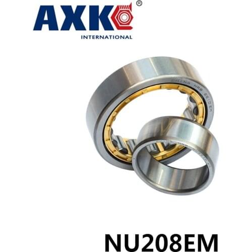 Axk Bearing Nu208em Cylindrical Roller Bearing 40*80*18mm