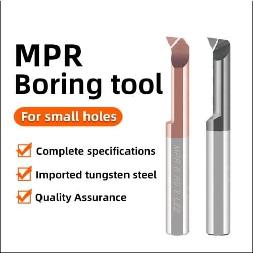 Koala MPR Boring Cutter for Small Hole Boring Head Turning Tools Grooving Bar Carbide Lathe Cutters Set Coated Mini Internal