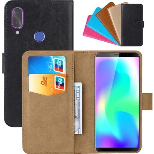 Luxury Wallet Case For Cubot X19 S PU Leather Retro Flip Cover Magnetic Fashion Cases Strap