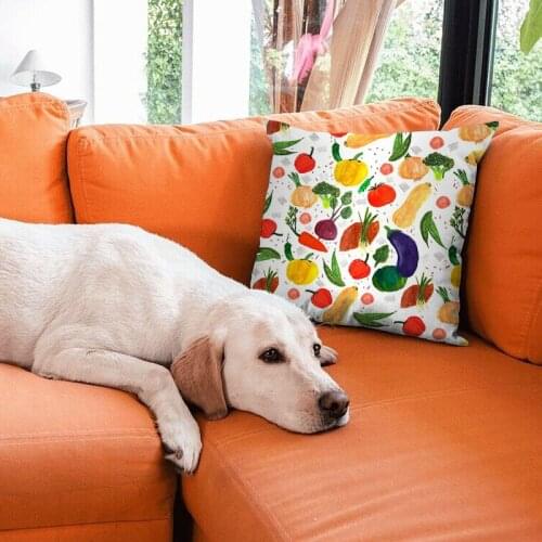 Modern Flower Cushion cover Cherry 45X45 Pillow case Home Decorative Throw pillows