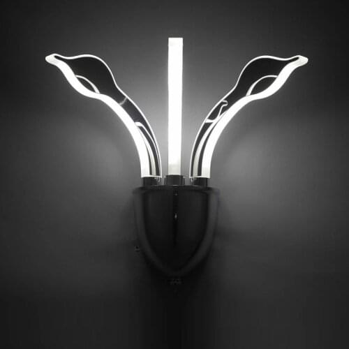 Modern led swan Wall Lamp for dining room dressing room Acrylic swan light Led Bedroom wall sconce pathway Hallway Vanity Lights