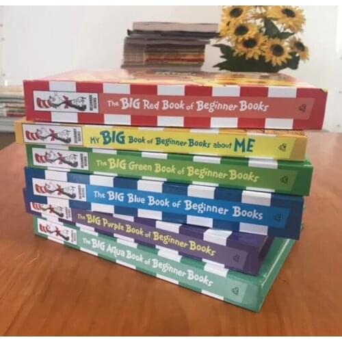 3-8 year Childrens English story book Beginner Books english picture book help child be reader early education book 6pc/set