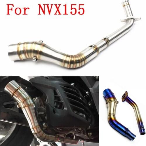 Motorcycle Stainless Steel Exhaust Pipe Front Link Pipe Tube Escape Modified Exhaust Connect Pipe for Yamaha NMAX155 NVX155
