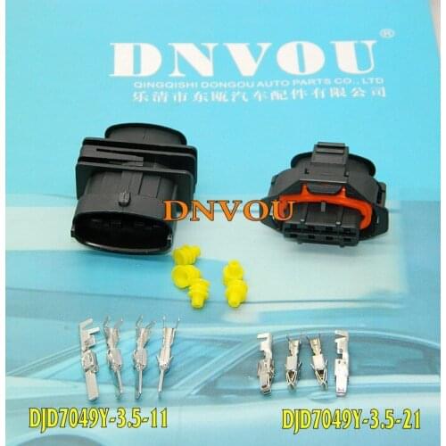 1set 4 pin Oxygen sensor connector Chery G3 A3 air conditioning plug inlet pressure sensor plug Electrical Wire connector Plug