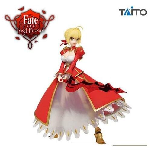 180mm Japanese original anime figure Fate EXTRA saber action figure collectible model toys for boys