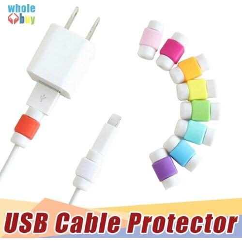 3000pcs/lot Digital Charger Data Cable Saver Protector Cord Use for IPhone 5 5S 6 6s 6 Plus 6s Plus Charging Cable Winder Cover