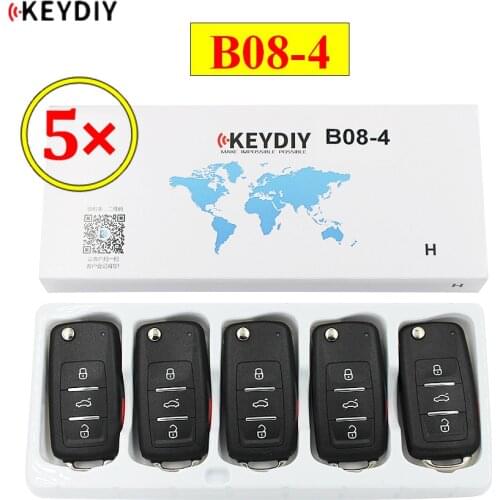 5pcs/lot KEYDIY B series B08-3+1 B08-4 4 Button Universal Remote Control for KD900 URG200 KD-X2 mini KD BC Style