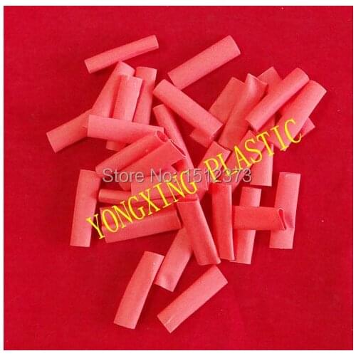 500pcs(15Meter) /lot 6.0mm 3cm length pvc heat shrink tube ratio 2:1 sleeving