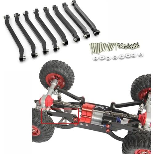 8pcs Metal Ball Tie Connecting Rod Decorative Parts for MN D90 D91 D96 MN99 MN99S RC Crawler Off-Road Climbing Car Upgrade Acces