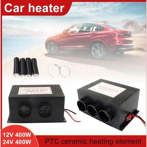 400W/600W 12V 24V Car Heater Car Glass Defroster Window Heater Air Outlet 2 Warm Dryer in Car Goods Interior Accessories Winter