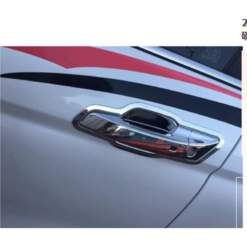 For changan CS35 2014-2017 ABS Chrome Door Handle bowl Moulding Strip cover trim Car Styling Accessories