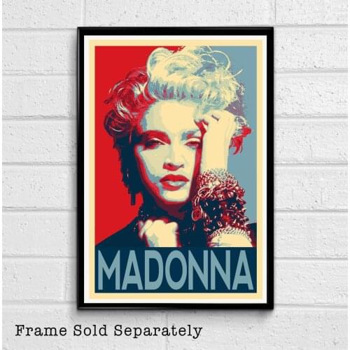 Home Decor Canvas Madonna Ciccone Pictures Wall Art Singer Paintings Prints Modern Modular Famous Figure Poster For Living Room