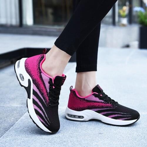 Dosreal Women Sneakers High Quality Breathable Lace-Up Casual Shoes Woman Flats Air Cushion Shoes Basket Female tenis femininos