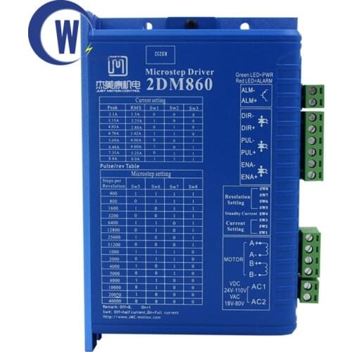 CNC 34/86 two-phase digital stepper motor driver 2DM860 mach3 engraving machine CNC system stepper motor driver