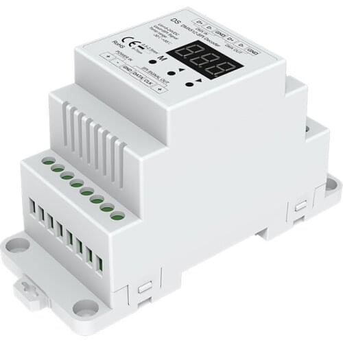 DS;DMX512-SPI Decoder; DC5-24V input; Compatible with kinds of digital IC LED strip