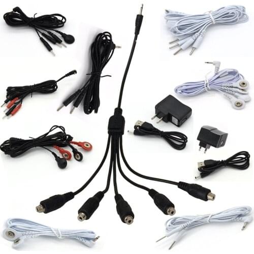 Electric Shock Wire Electro Stimulation Sex Toys For Electrical Set Electro Cable To Connect Therapy Massager Accessories Line