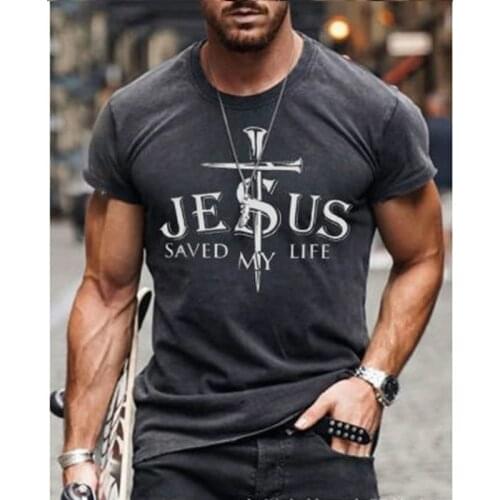2021 Summer New Hot Sale 3D Printed T-Shirt Mens Fitness Streetwear O-Neck Hip Hop Short Sleeve Punk Style Gothic T-Shirt Polye