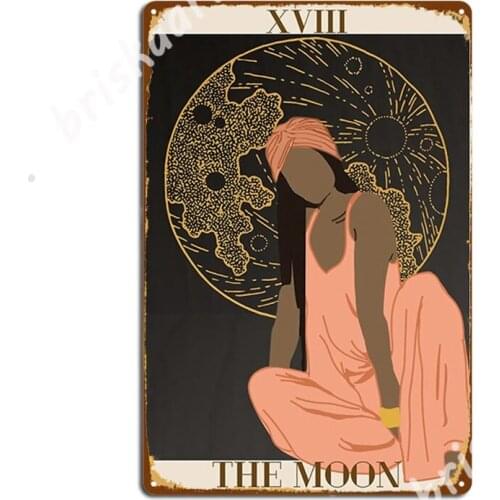 I Am The Moon Metal Signs Mural Painting Club Home Printing Bar Cave Tin sign Posters