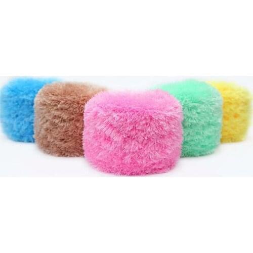 Colourful Velvet Wool Yarn Crochet Yarn For Sweater Scarf Hat Blanket Thick Line Hand Knitted Thread DIY lanas Handmade Supplies