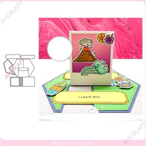 Display stand SET Metal Cutting Dies for DIY Scrapbooking Photo Album Decorative Embossing PaperCard Crafts Die2021