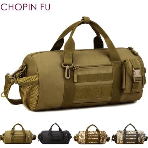 Military Quality 1000D Nylon waterproof bucket shaped messenger bag big handbag travel bag A3113