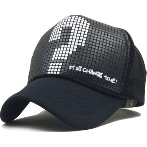New Mesh ventilation baseball Cap fashion Snapback caps Men Women hip-hop hats Outdoor adjustable sunhat leisure Golf hats