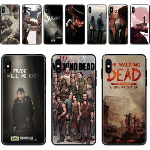New The Walking Dead For Galaxy Note 4 8 9 10 20 Plus Pro J6 J7 J8 M30s M80s Ultra J600 J730 J810 Clearance Black Soft TPU Capa